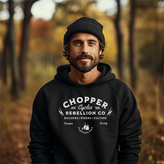 Chopper Rebellion Co. Cycles - Freedom Society M BLK Hoodie