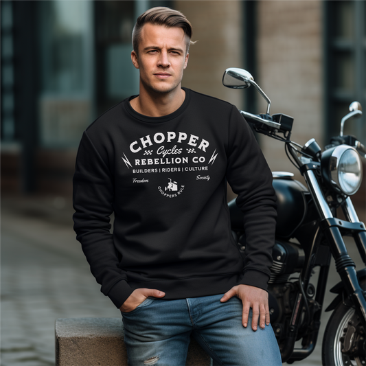 Chopper Rebellion Co. Cycles - Freedom Society M BLK Sweatshirt