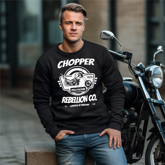 Chopper Rebellion Co. Lifestyle of Freedom M BLK Sweatshirt