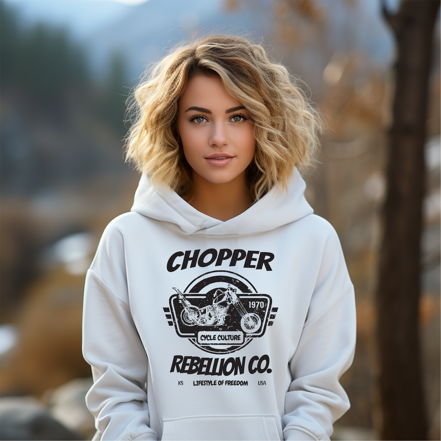 Chopper Rebellion Co. Lifestyle of Freedom W WH Hoodie