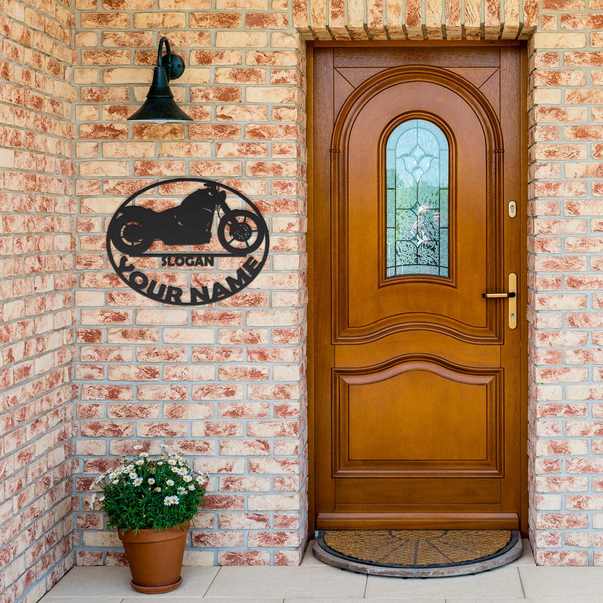 Rebellion_Kustoms_Sportster_Metal_Sign_A_Black_Brick_Entrance_Mockup.png
