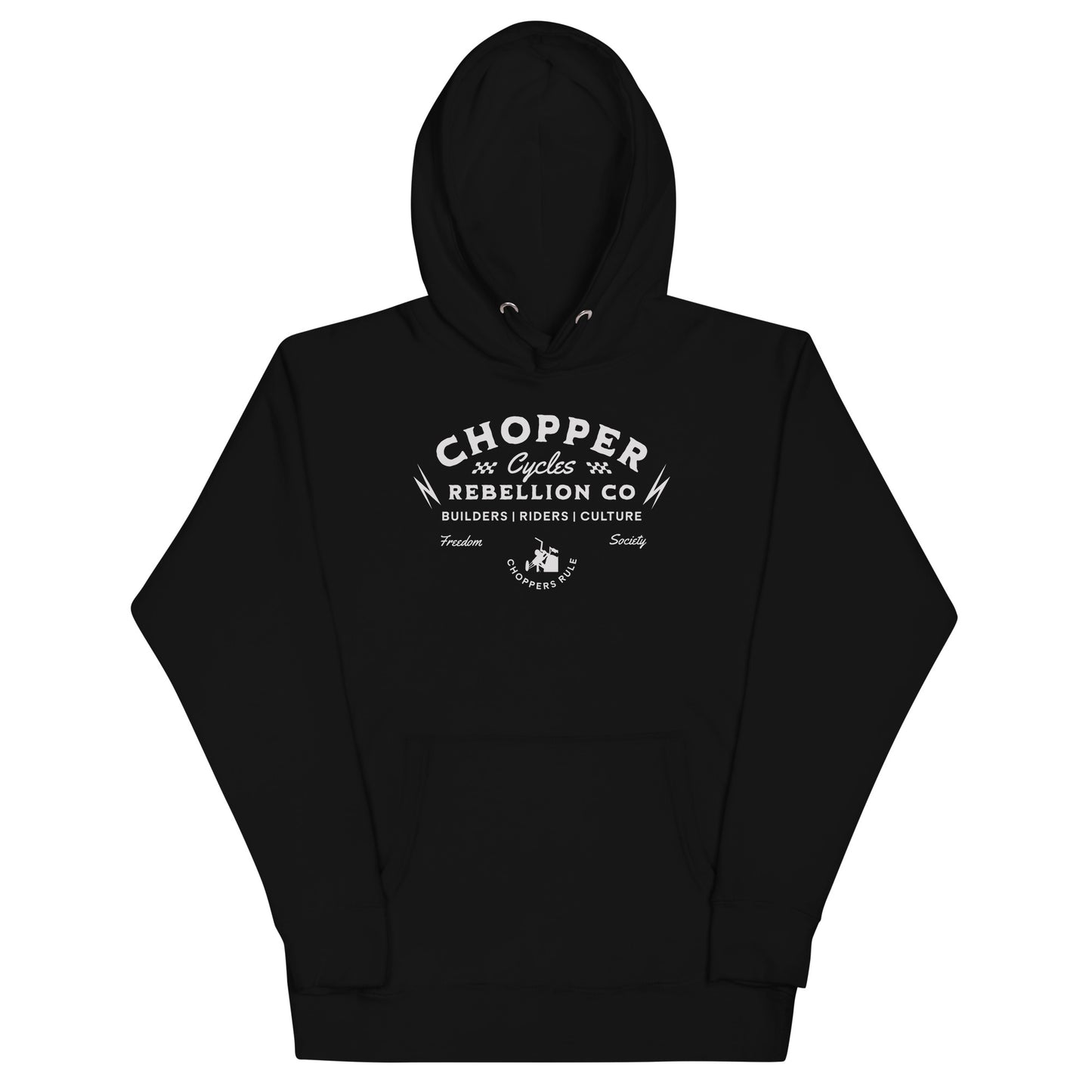 Chopper Rebellion Co. Cycles - Freedom Society M BLK Hoodie