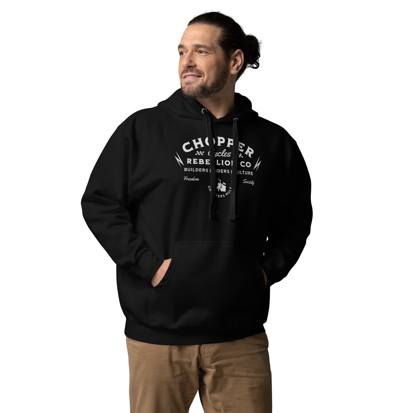 Chopper Rebellion Co. Cycles - Freedom Society M BLK Hoodie