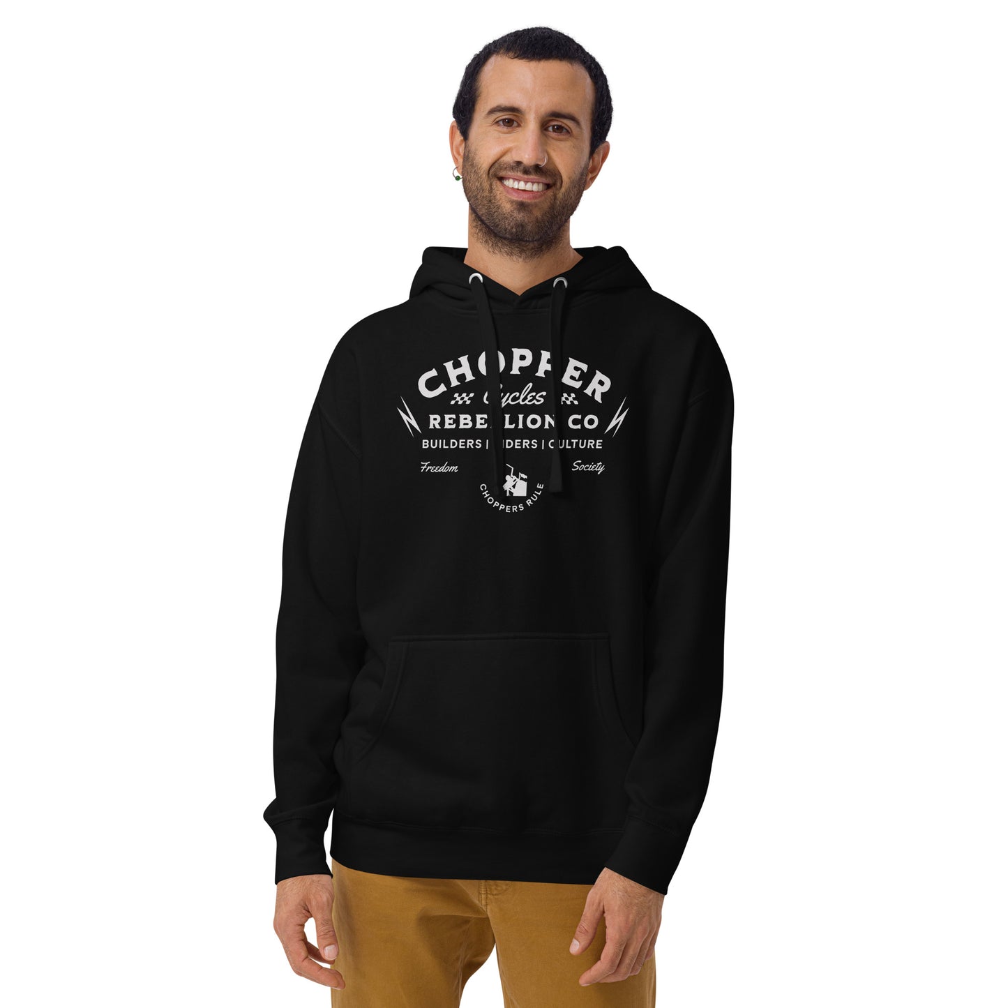 Chopper Rebellion Co. Cycles - Freedom Society M BLK Hoodie