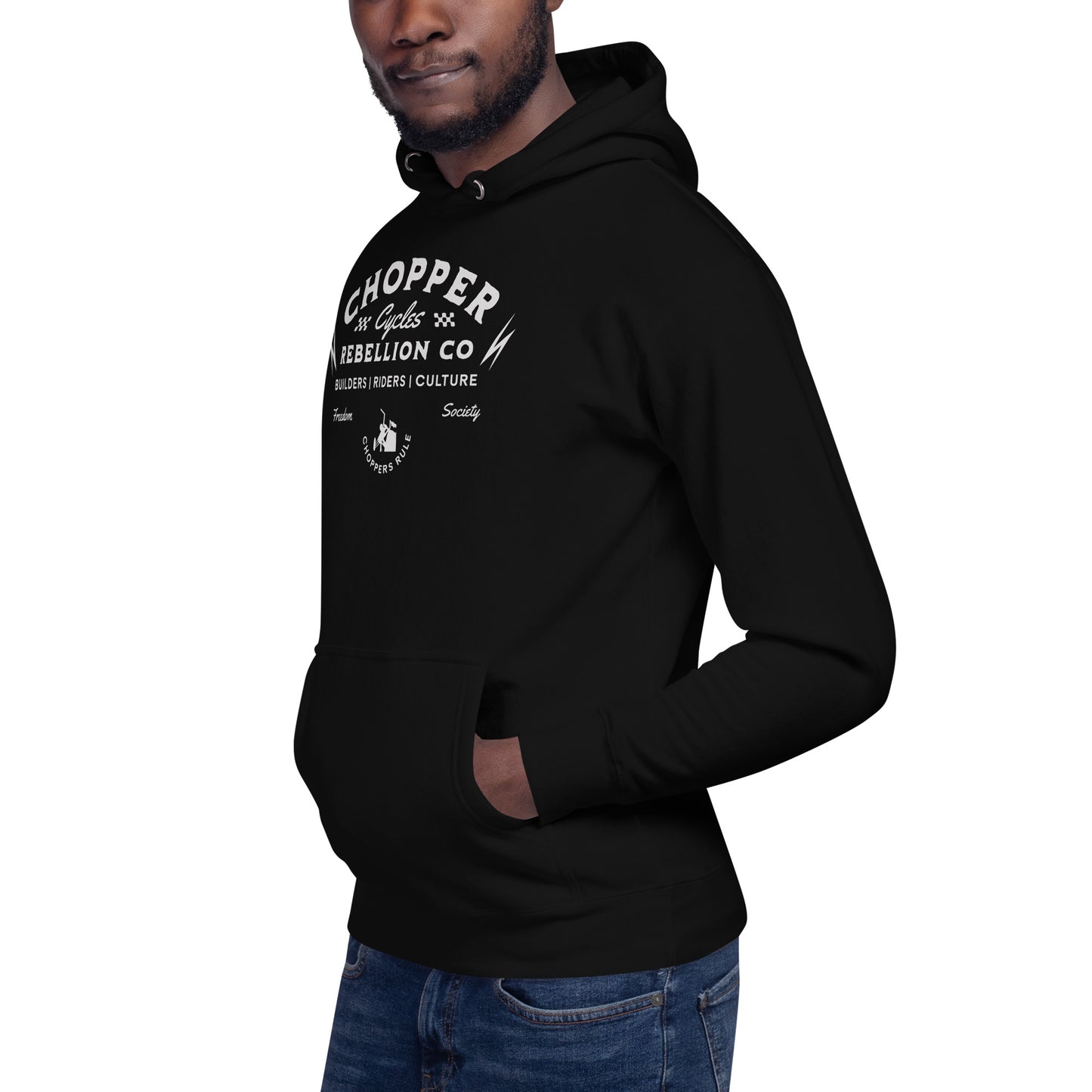 Chopper Rebellion Co. Cycles - Freedom Society M BLK Hoodie