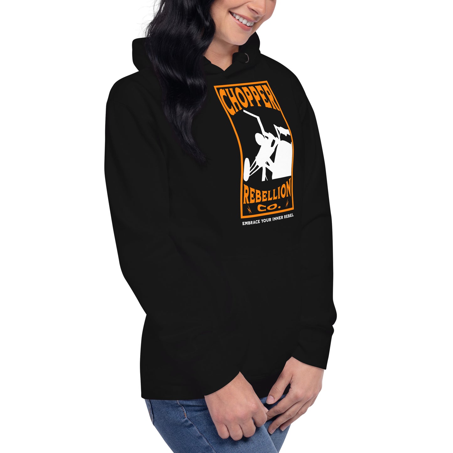 Chopper Rebellion Co - Embrace Your Rebel W Blk Hoodie