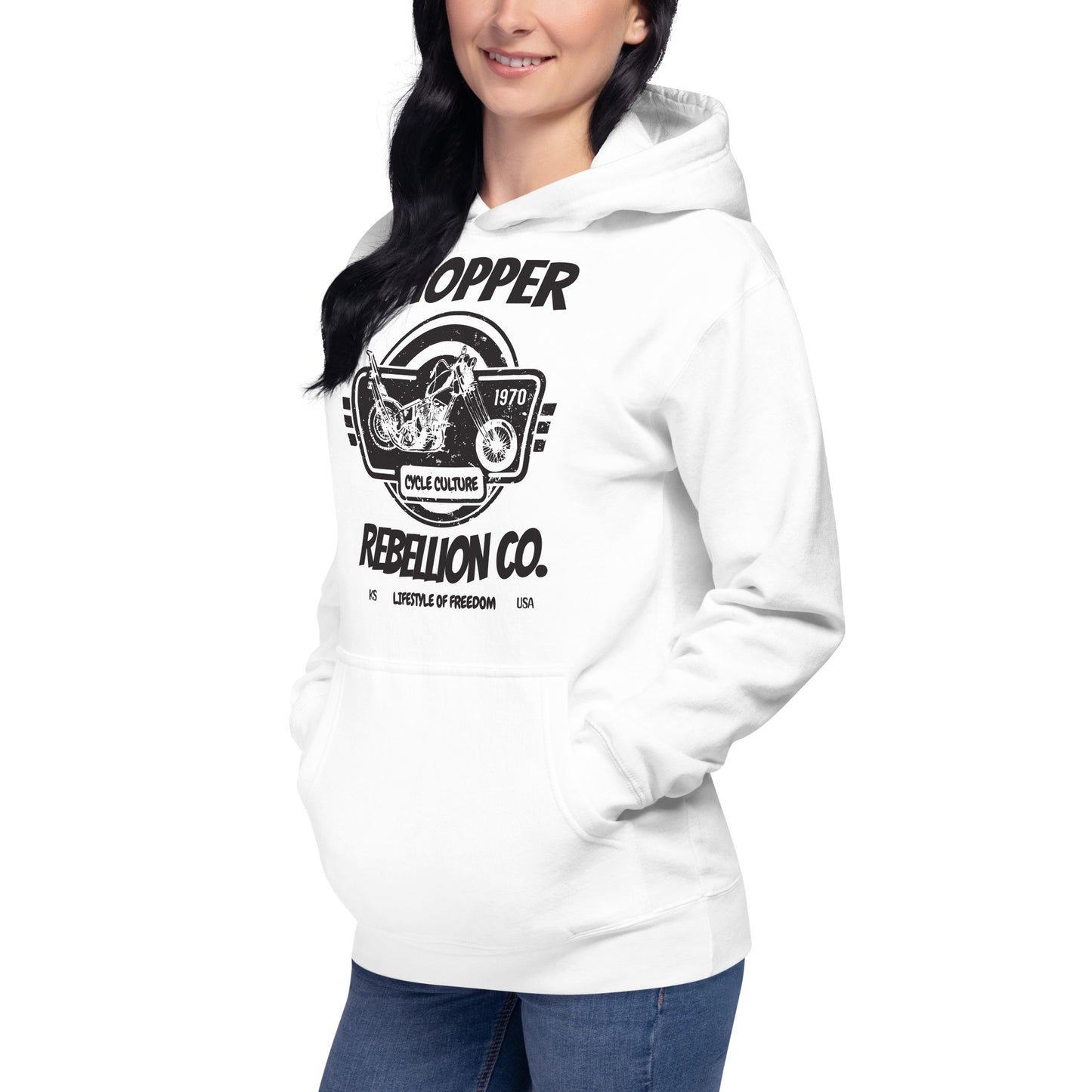 Chopper Rebellion Co. Lifestyle of Freedom W WH Hoodie