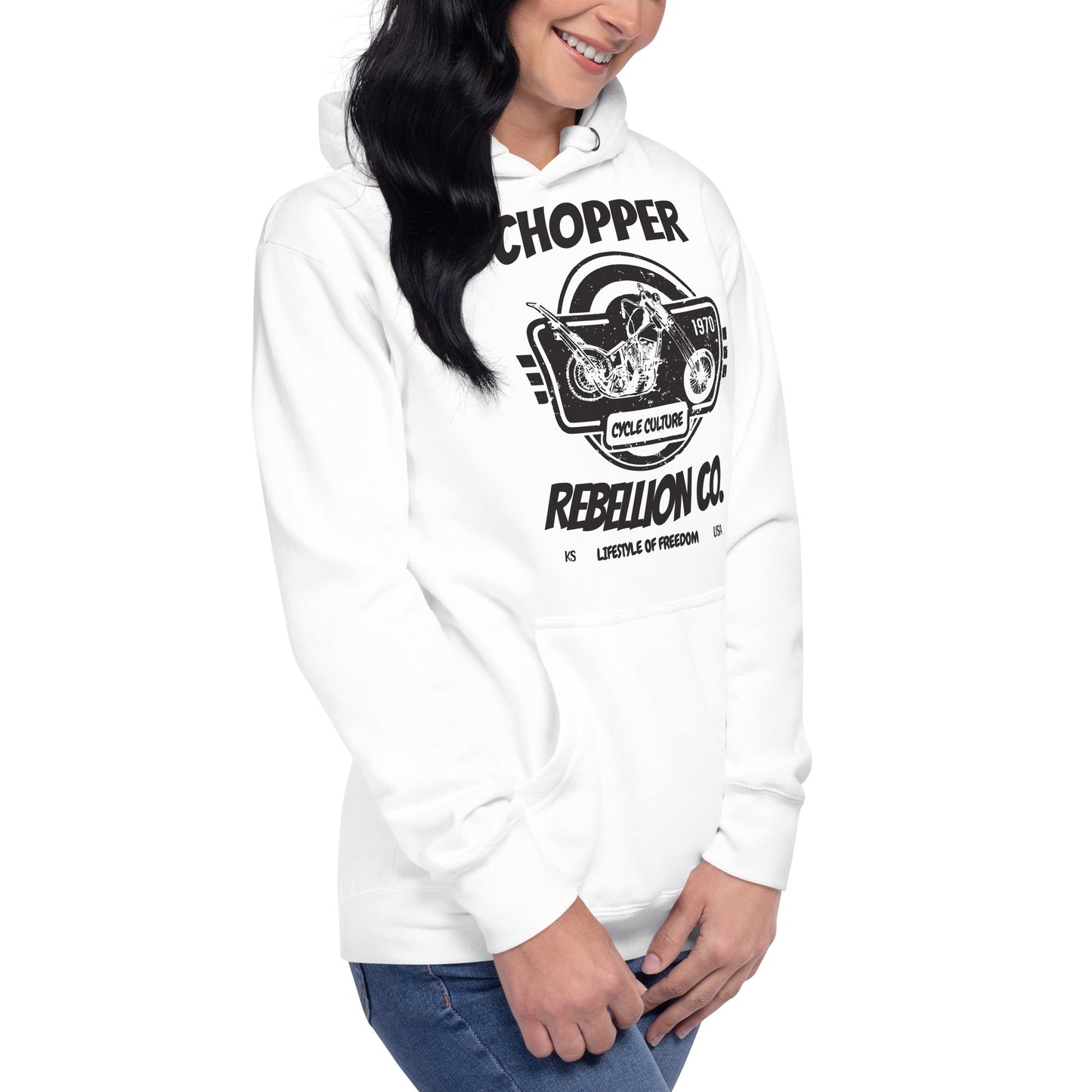 Chopper Rebellion Co. Lifestyle of Freedom W WH Hoodie