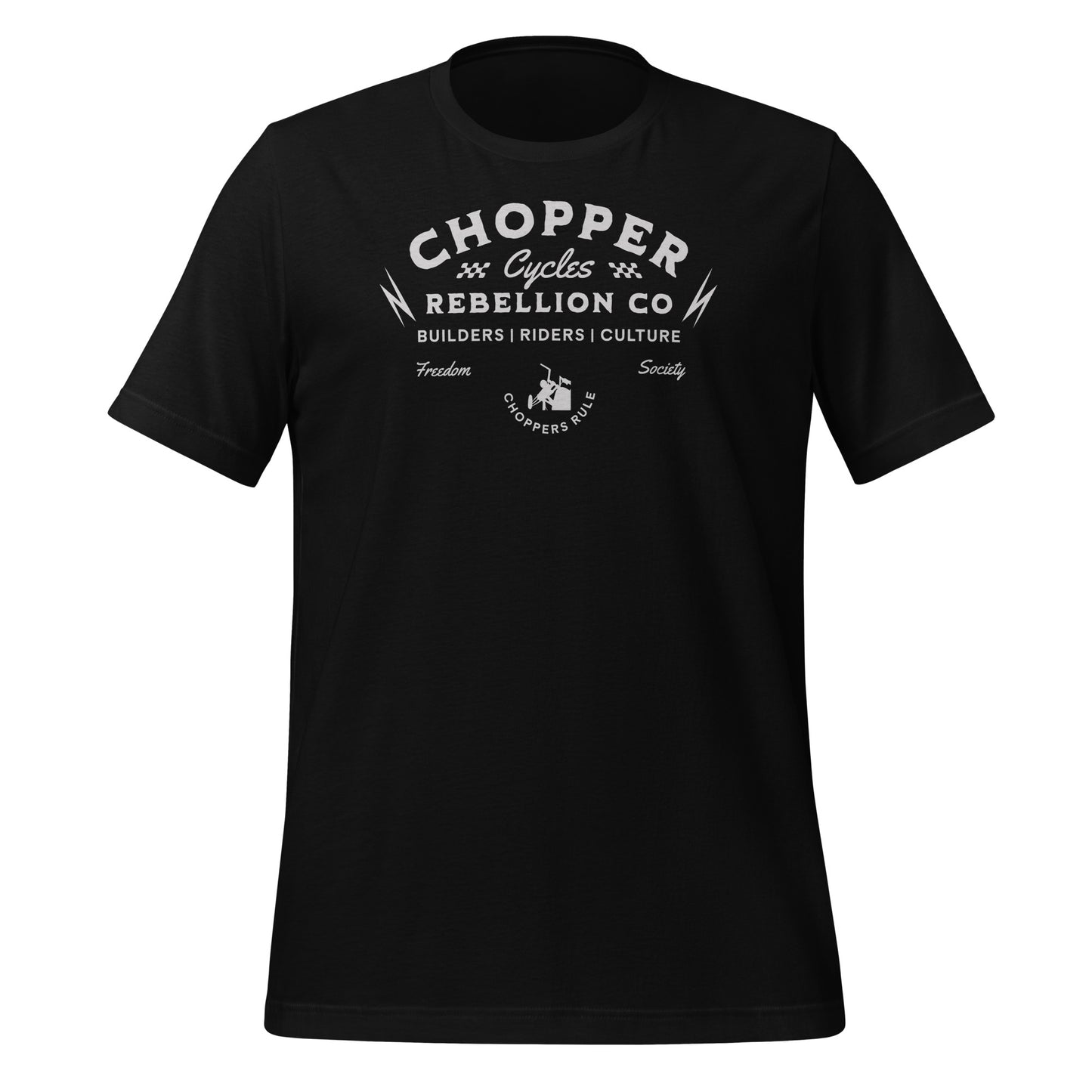 Chopper Rebellion Co. Cycles - Freedom Society M BLK Tee