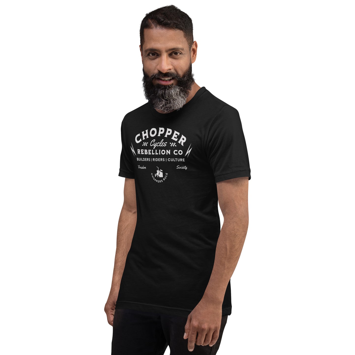 Chopper Rebellion Co. Cycles - Freedom Society M BLK Tee