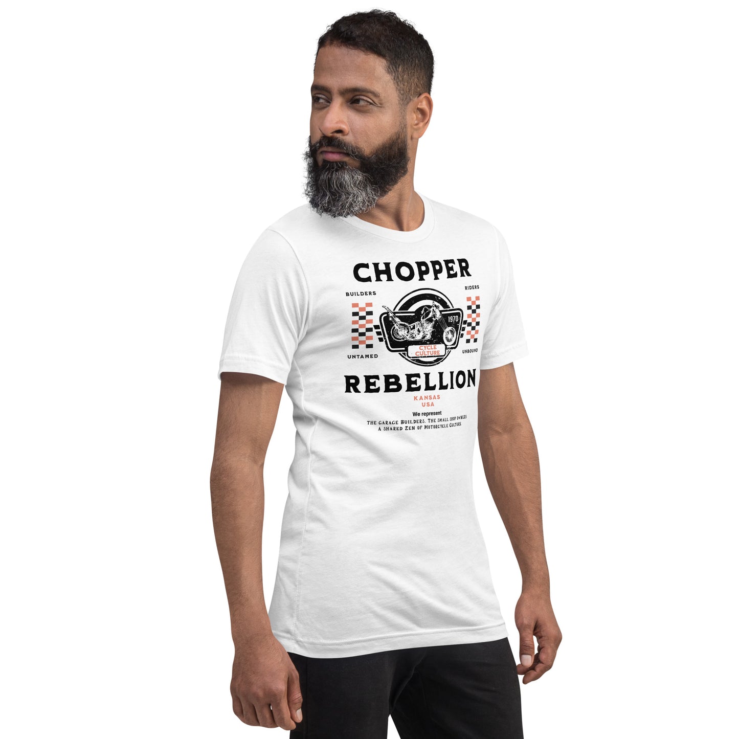 Chopper Rebellion Co. Zen of Motorcycles M Wh Tee